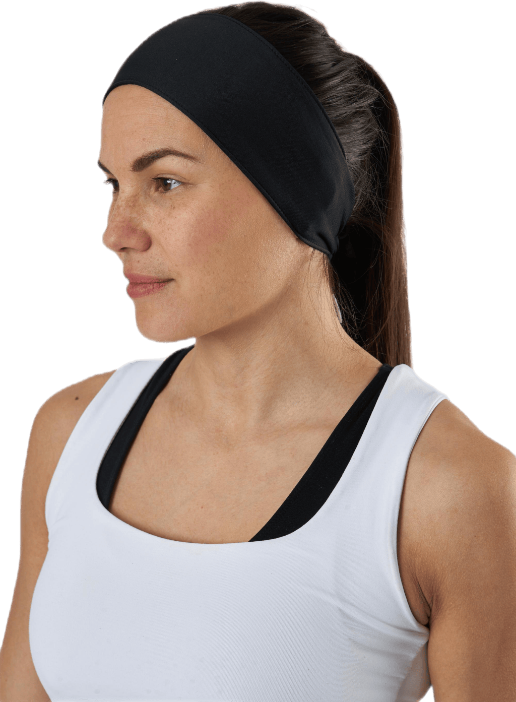 Bandana Head Tie White/Black, Unisex, Odzież, czapki i czapki, Trening, Biały, ONESIZE