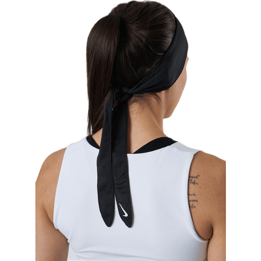 Bandana Head Tie White/Black - Bild 2