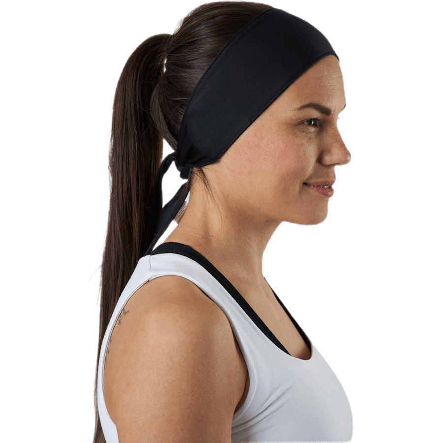 Bandana Head Tie White/Black - Bild 3