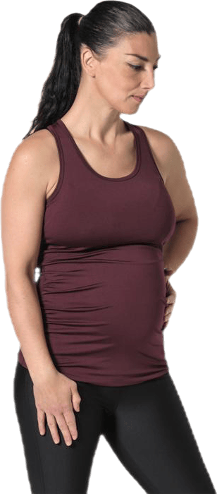 Active Mama Tank Top Red, Female, Apparels, maternity, Workout, Red, XS