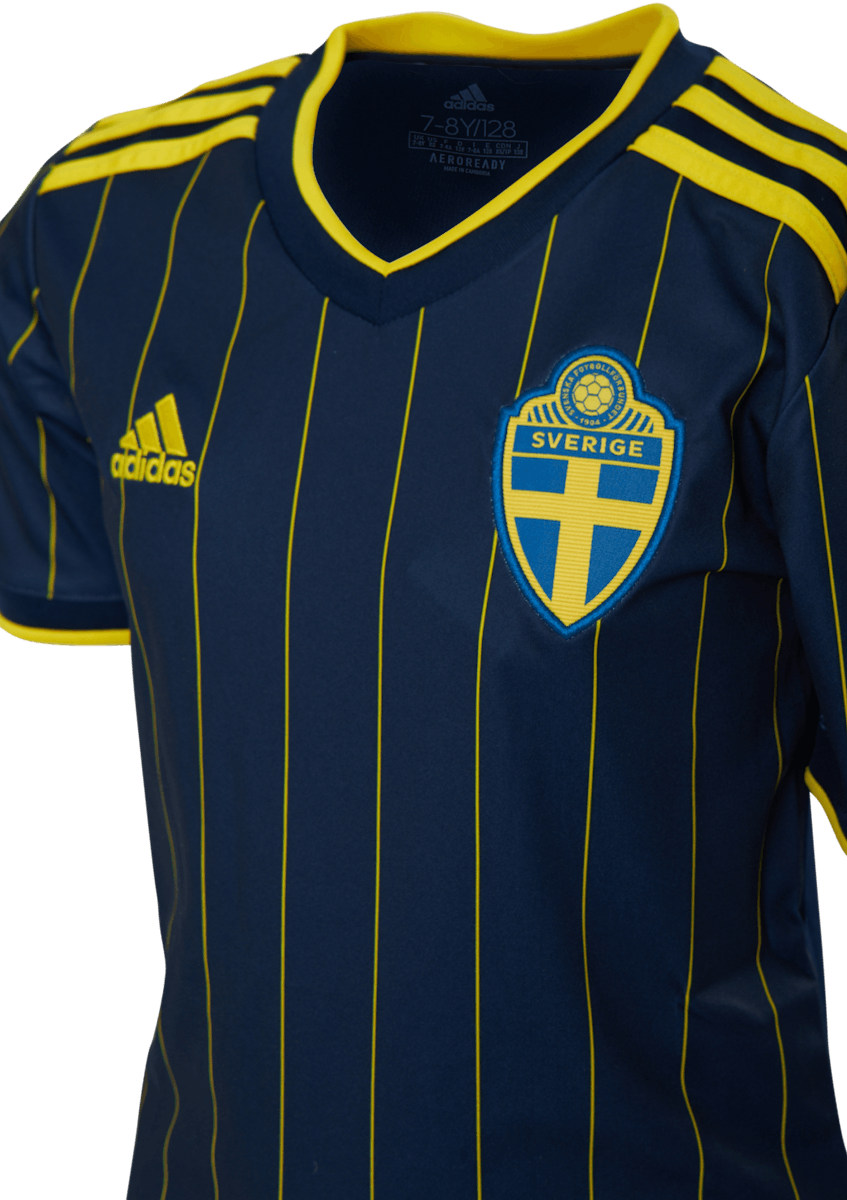 20/21 Sweden Away Jersey Youth Night Indigo / Yellow