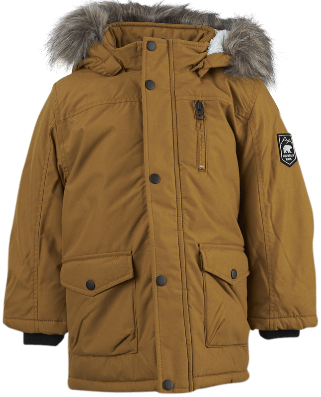 Mibis Parka Jacket Pb Brown, Unisex, Odevy, bundy, Hnedá, 104