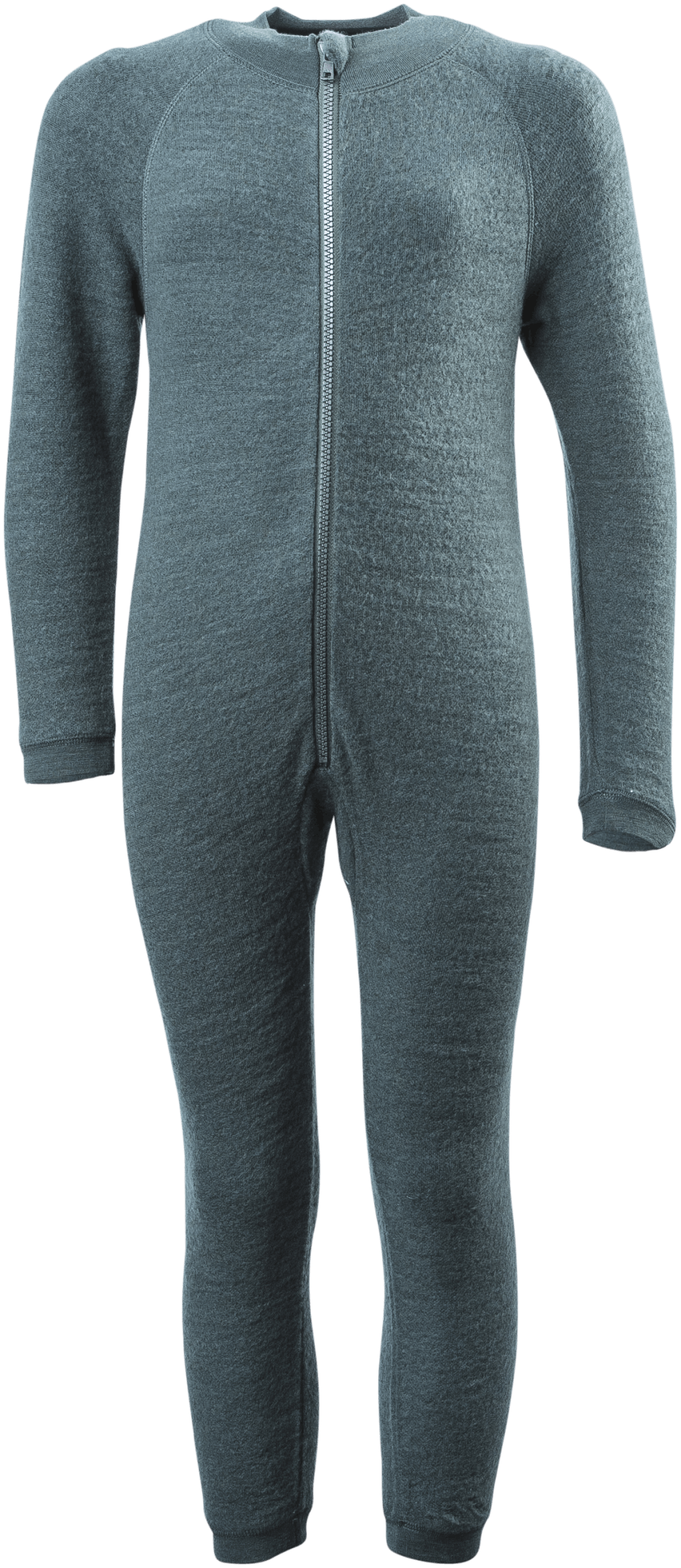 Wmino Wool Brushed Ls Suit Grey, Unisex, Klær, basislag, Grå, 92