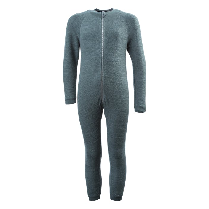 Wmino Wool Brushed Ls Suit Grey, Unisex, Klær, basislag, Grå, 92
