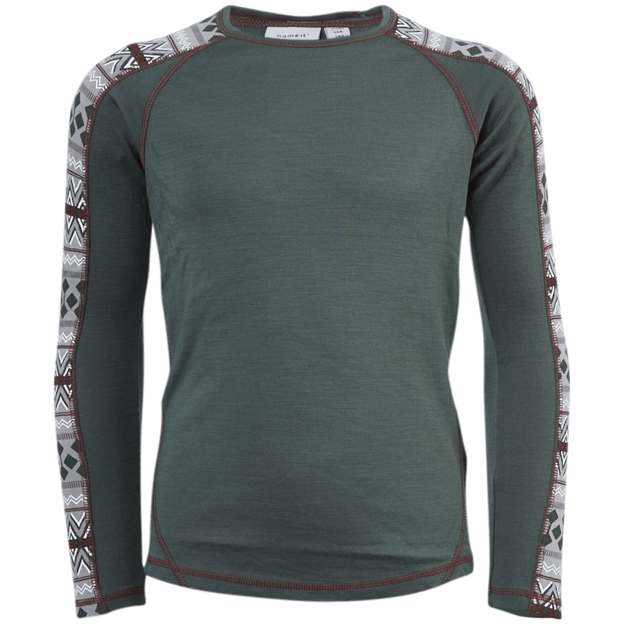 Willto Wool Ls Top Grey