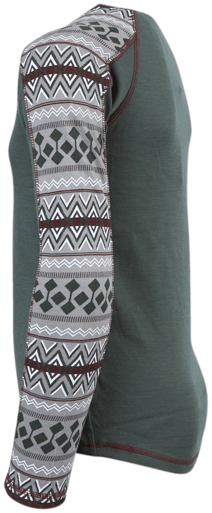 Willto Wool Ls Top Grey - Bild 4