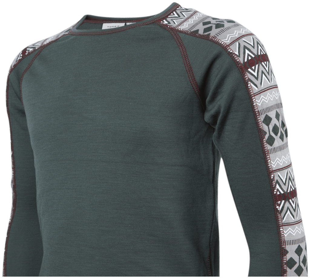 Willto Wool Ls Top Grey - Bild 2