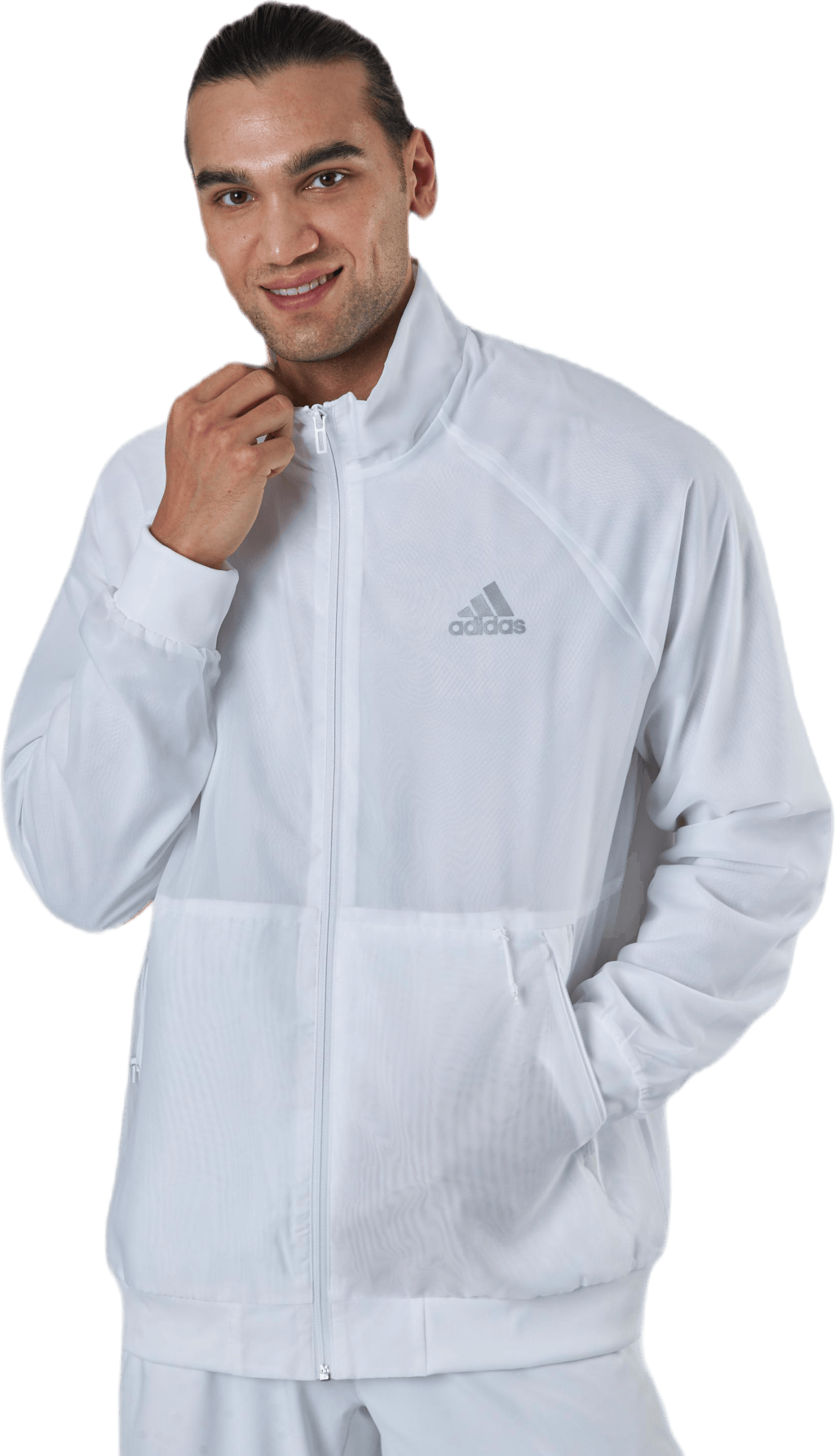 Tennis Jacket Aeroready White/Grey