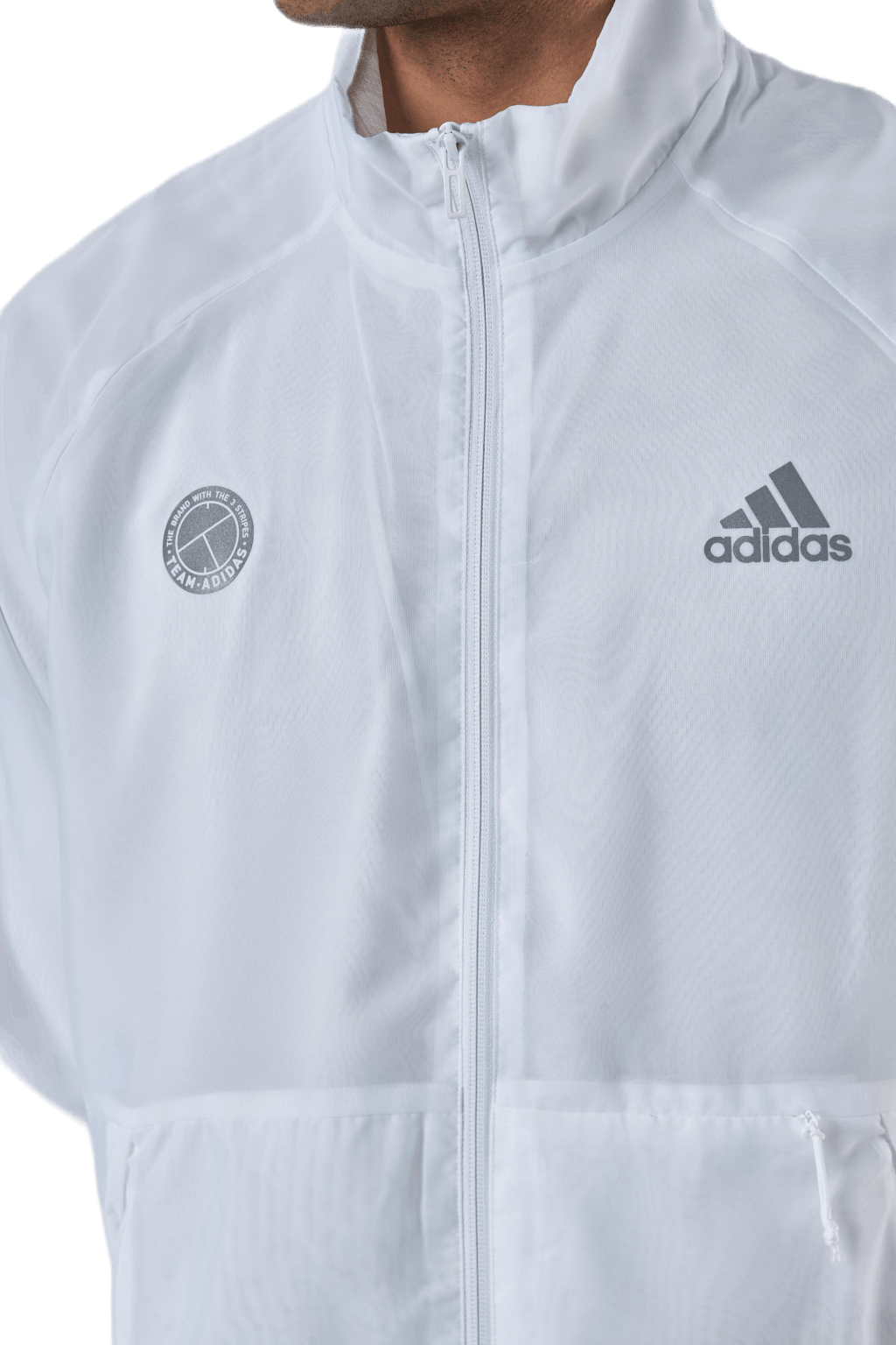 Tennis Jacket Aeroready White/Grey