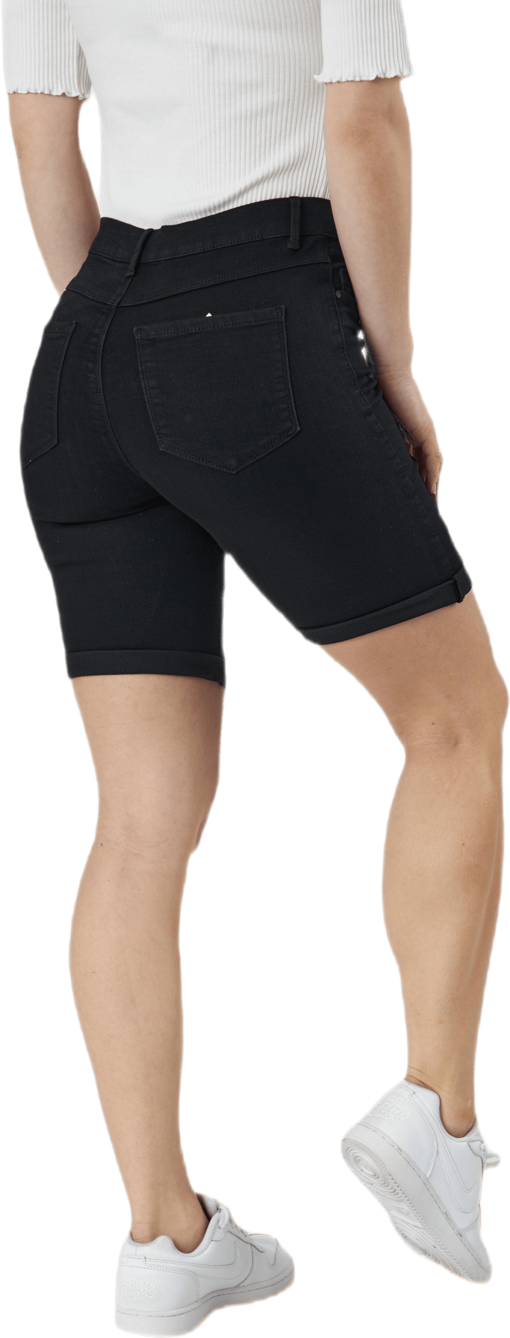 Rain Mid Long Shorts Black - Bild 3