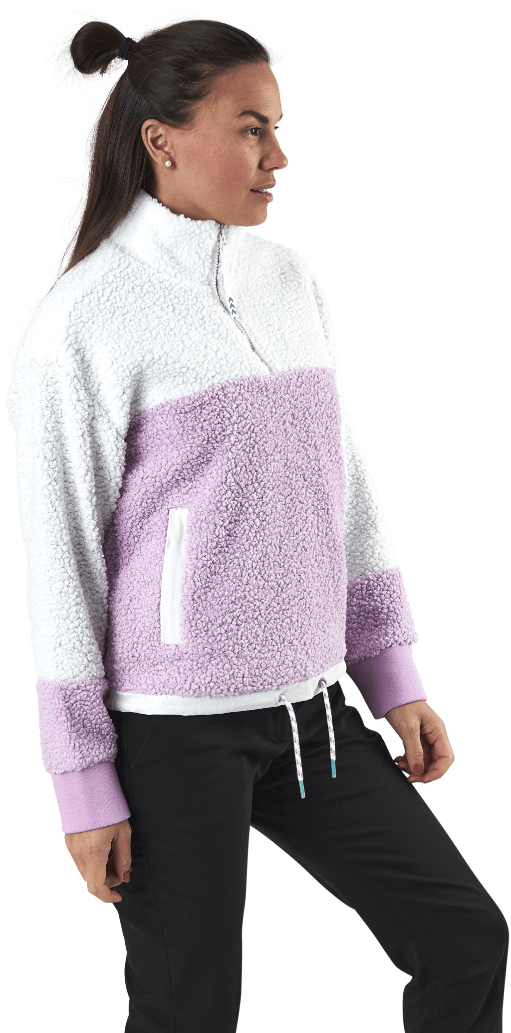 Larosa H/Z Sherpa Fleece Pink/White