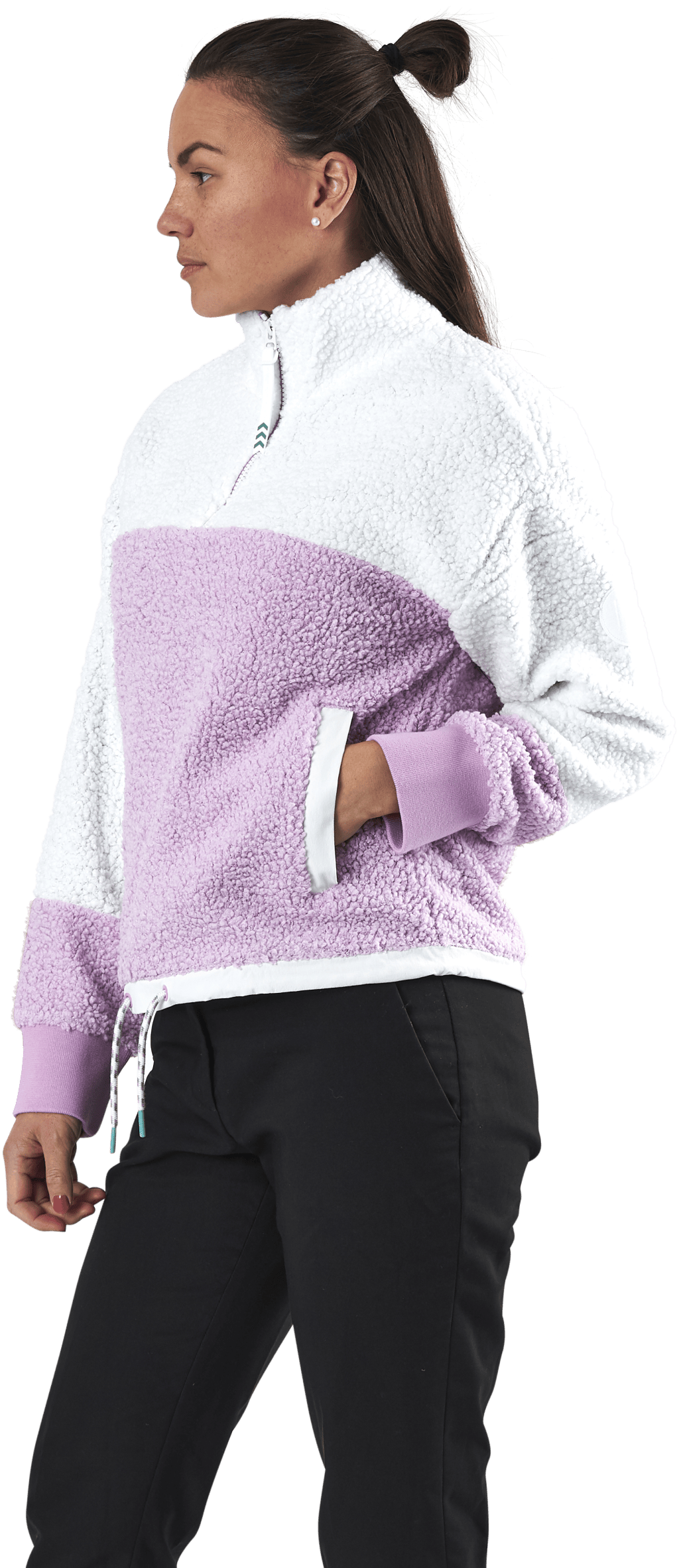 Larosa H/Z Sherpa Fleece Pink/White - Bild 3