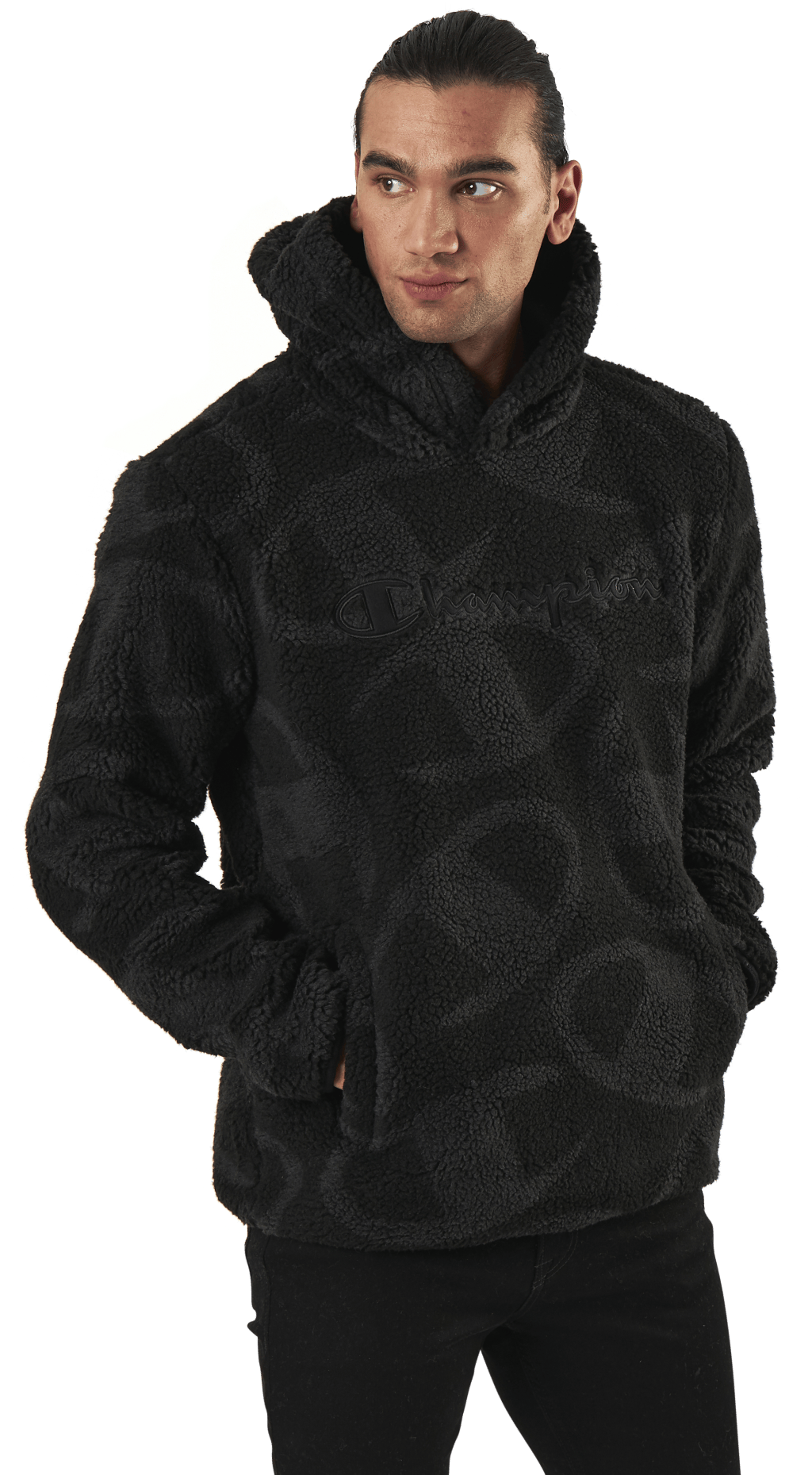 Hooded Top Black, Male, Ropa, Camisas, Negro, S