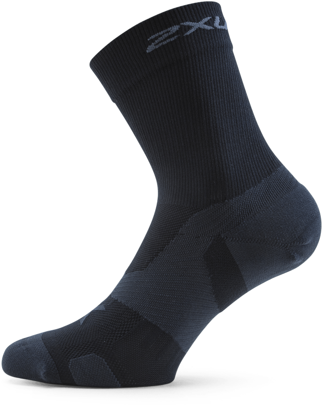 Vectr Cushion Crew Socks Black/Grey, Unisex, Klær, Sokker, Løping, Svart/Grå, XL