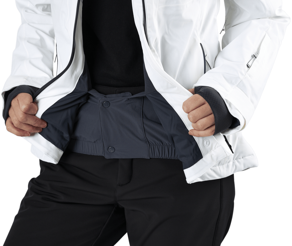 Brilliant Jacket White, Female, Odevy, bundy, Alpské športy, Biely, M