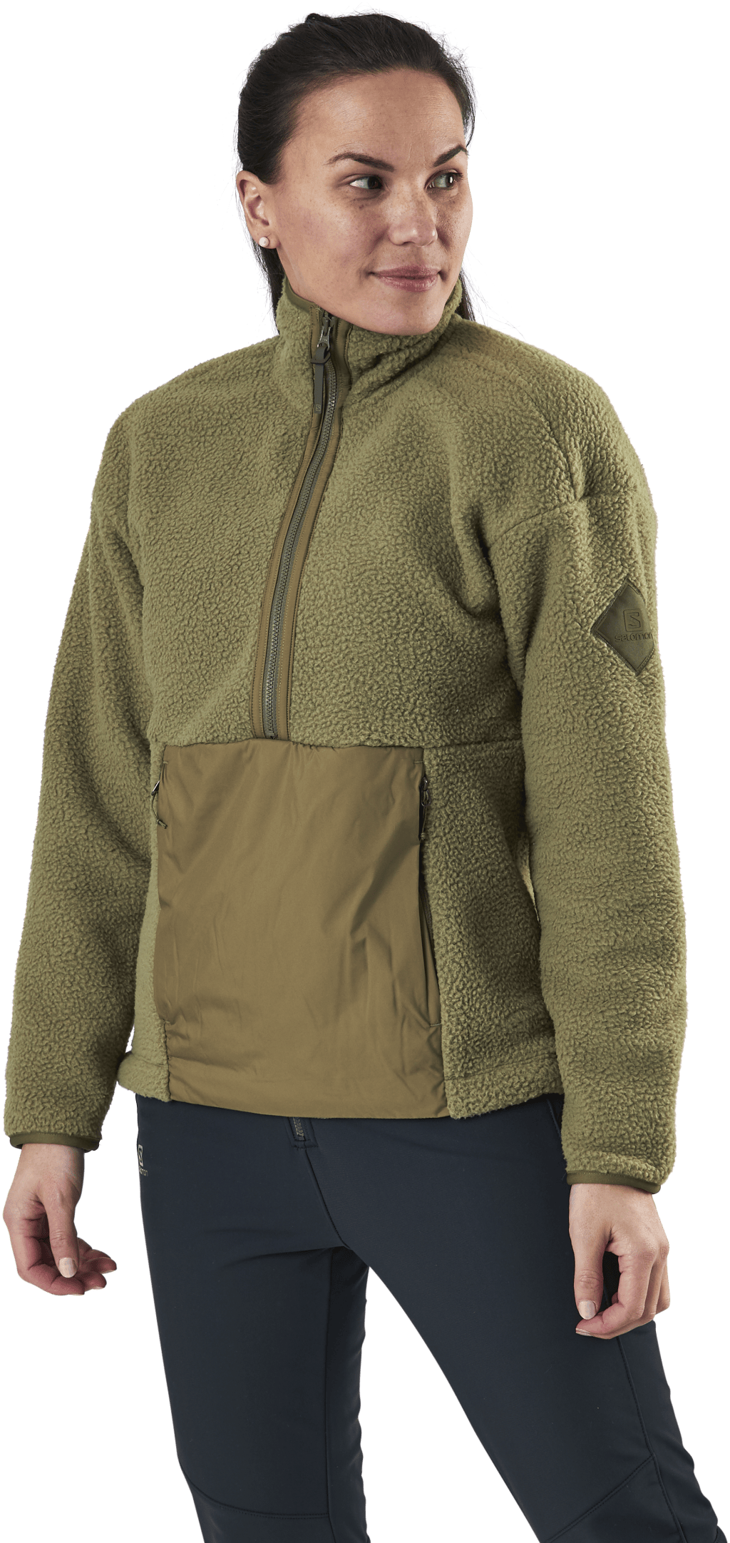 Snowshelter Teddy Half Zip Green - Bild 2