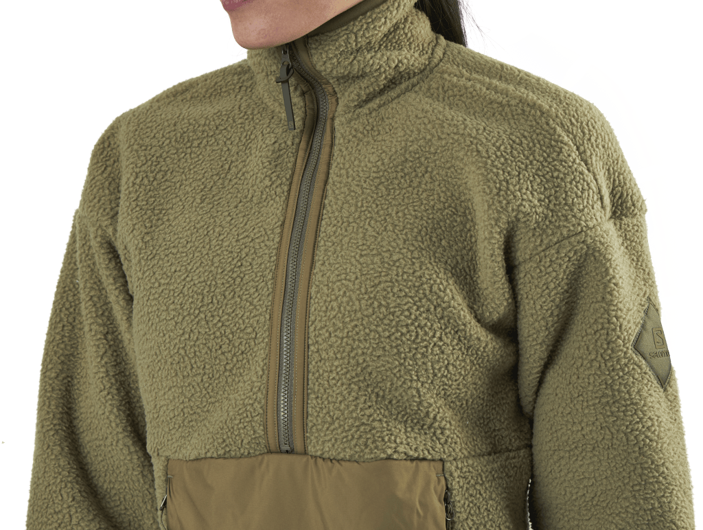 Snowshelter Teddy Half Zip Green - Bild 4