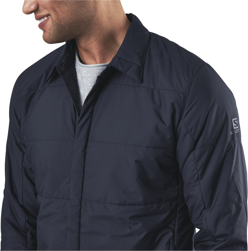 Snowshelter Insulated Shirt Blue - Bild 5