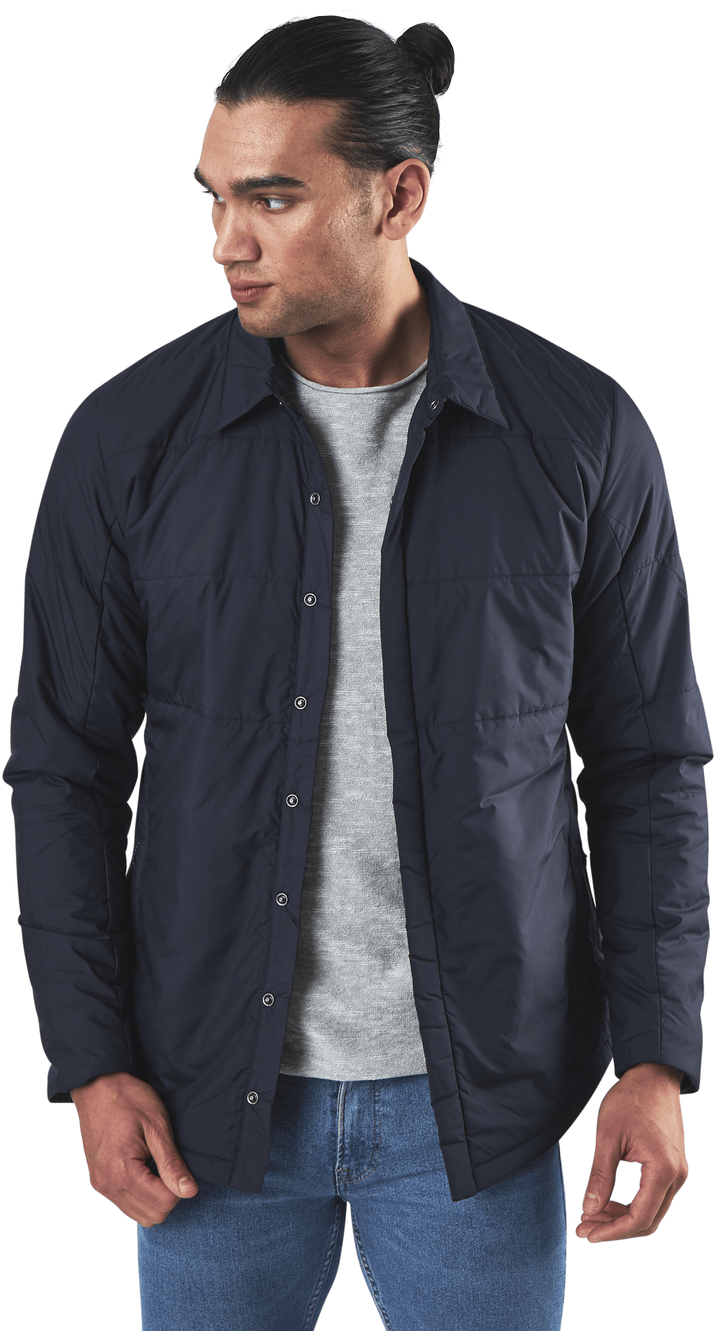 Snowshelter Insulated Shirt Blue - Bild 4