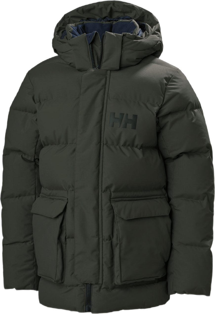 Junior Urban Puffy Jacket Green, Unisex, Apparels, jackets, Green, 176