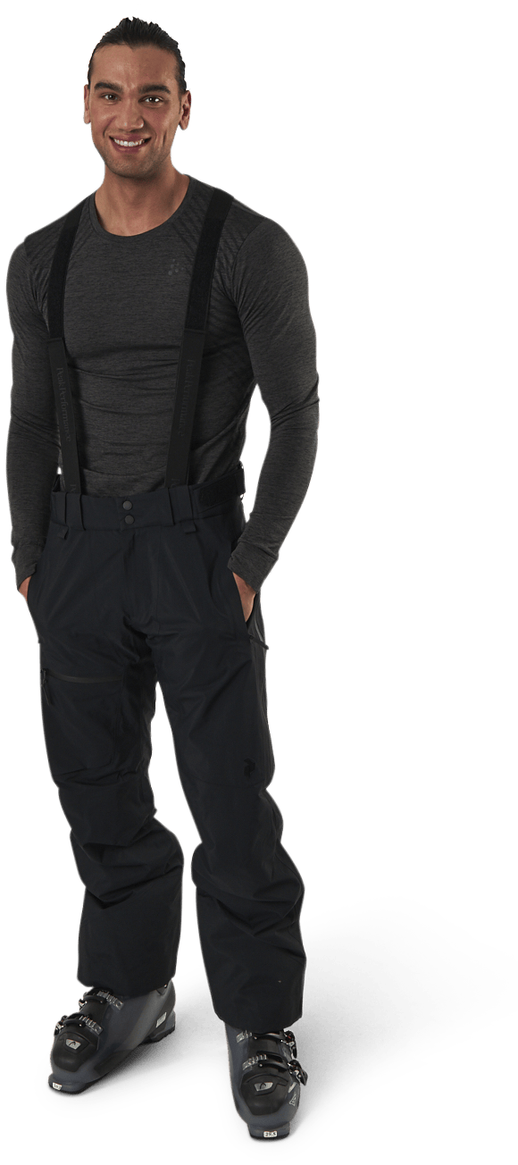 Alpine 2L Pant Black, Male, Apparels, Pants, Alpine sports, Black, S