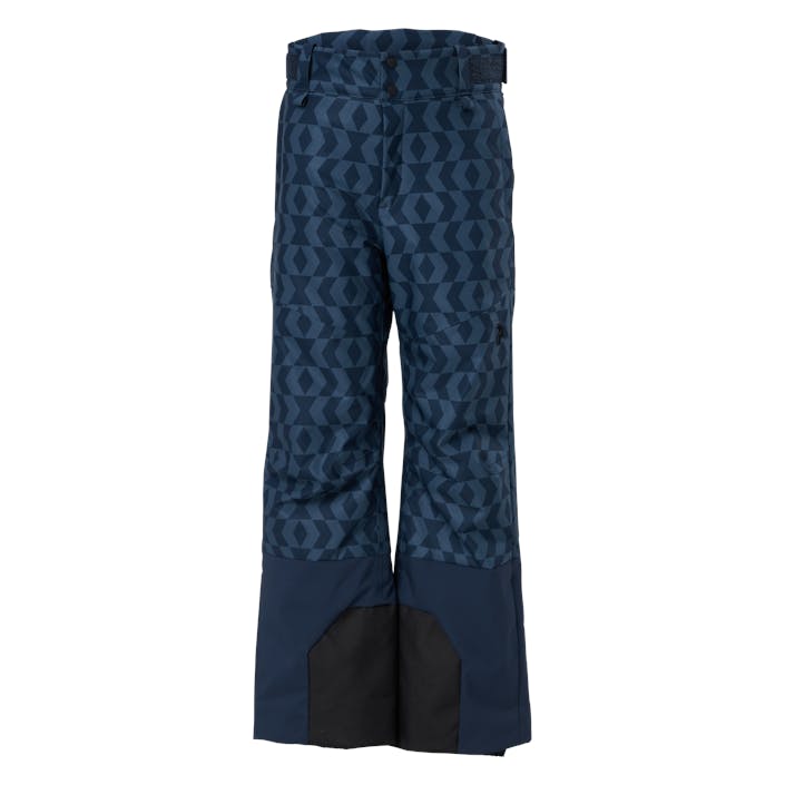 Junior Rider Pants Print Blue/Black, Unisex, Apparels, Pants, Alpine sports, Blue/Black, 160