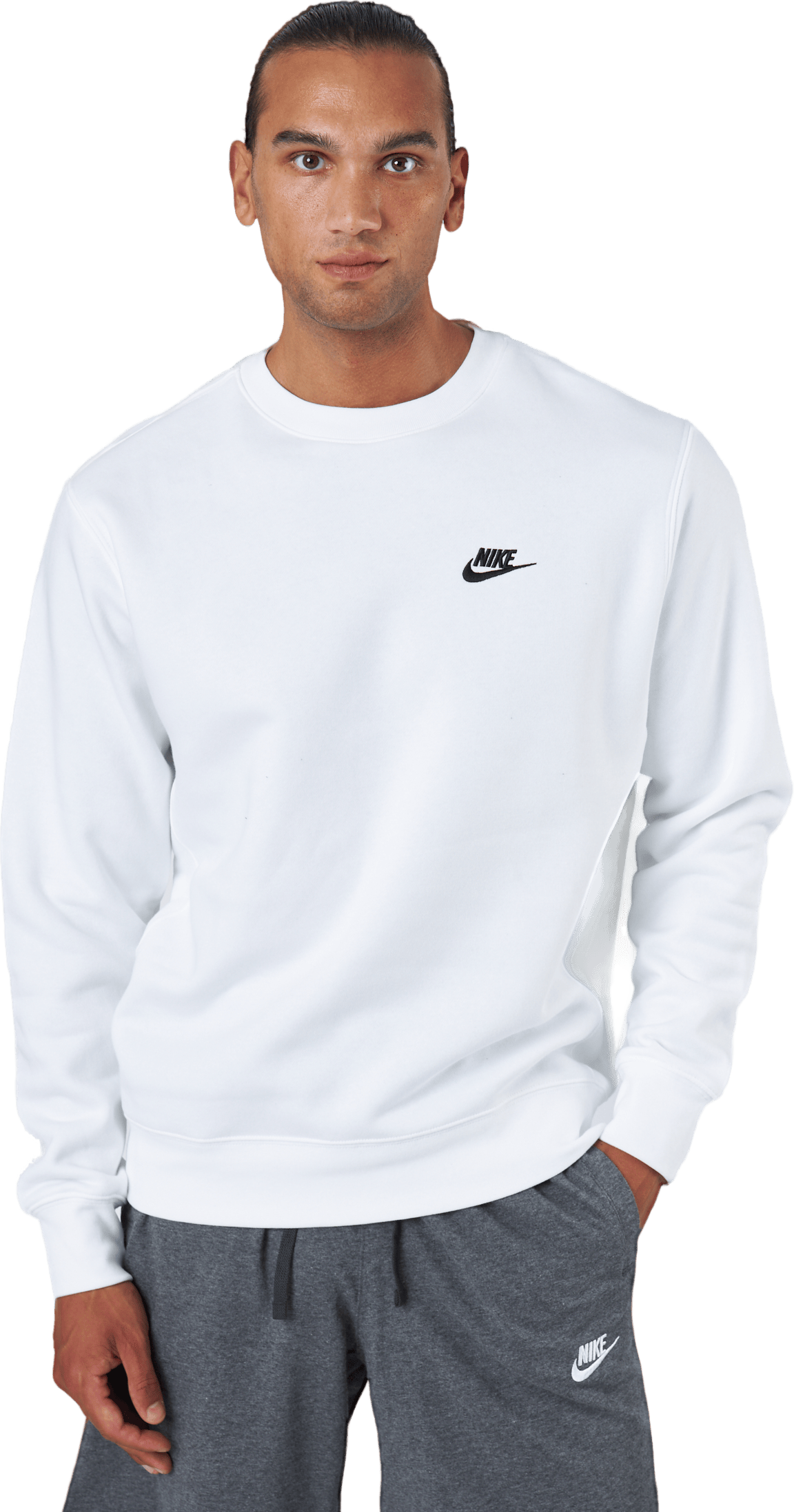 Sportswear Club Fleece Crew WHITE/BLACK - Bild 2