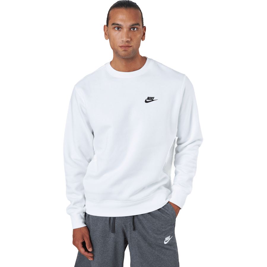 Sportswear Club Fleece Crew WHITE/BLACK - Bild 2