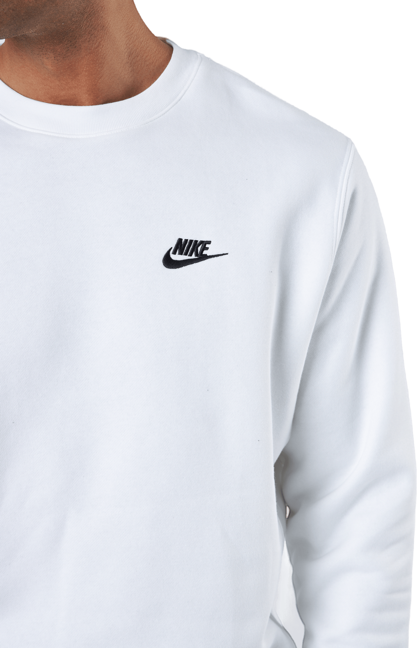 Sportswear Club Fleece Crew WHITE/BLACK - Bild 4