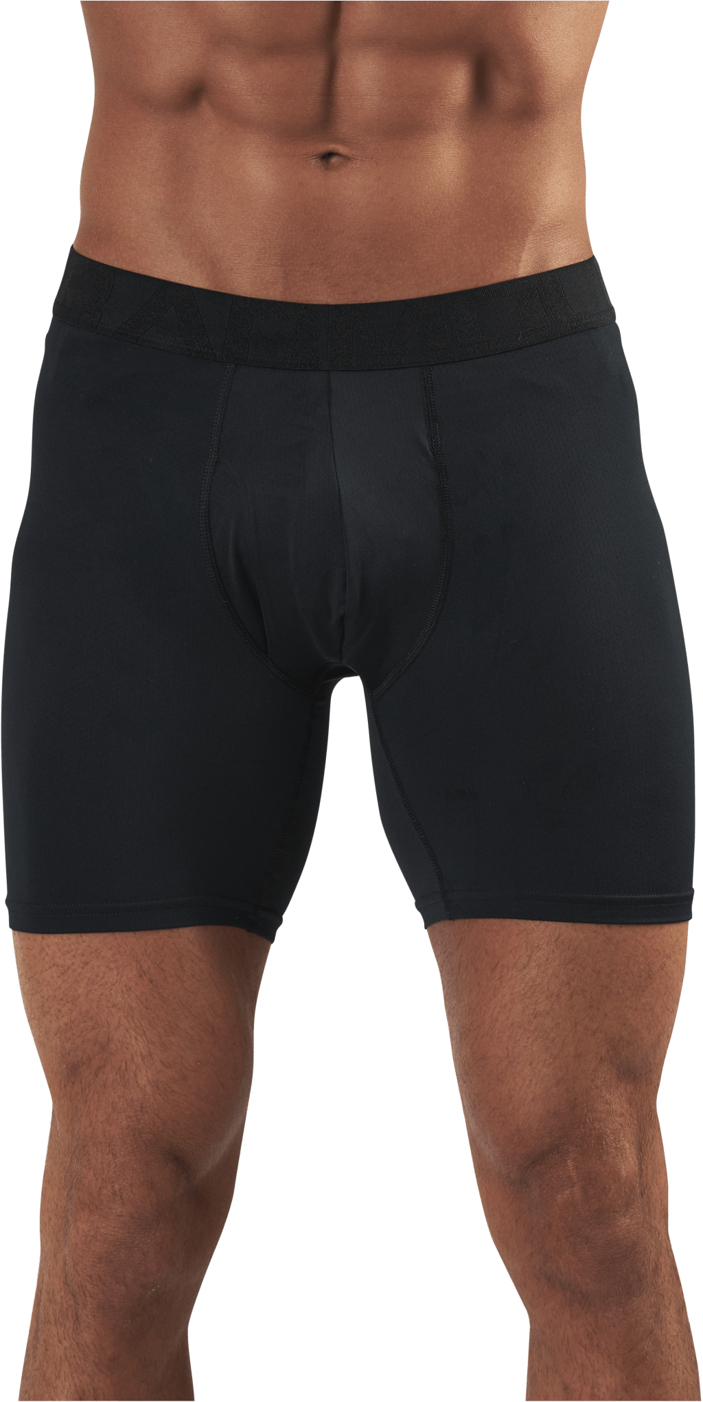 Tech Mesh 6in 2 Pack Black, Male, Apparels, Underwear, Running, Black, XS