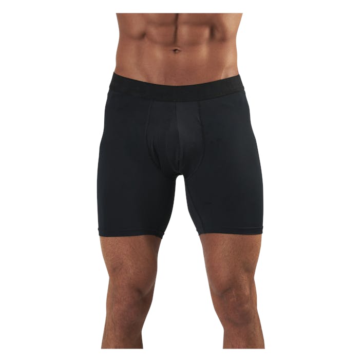 Tech Mesh 6in 2 Pack Black, Male, Apparels, Underwear, Running, Black, XS