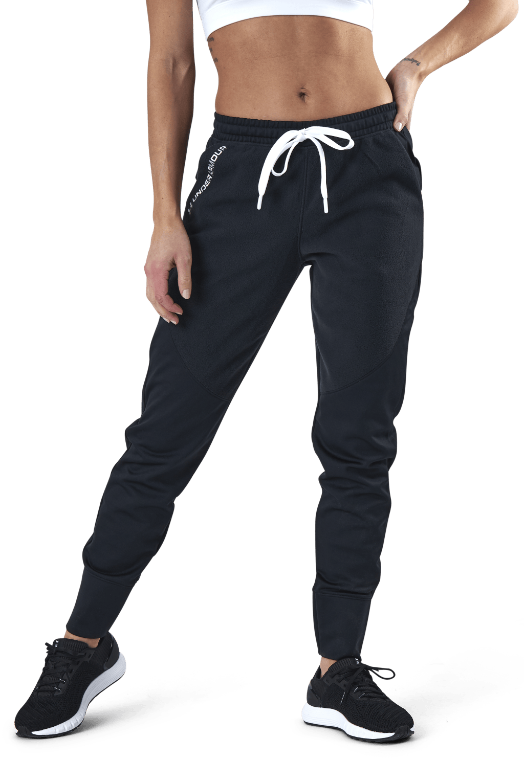 Recover Fleece Pants Black, Female, Apparels, Pants, Workout, Black, L