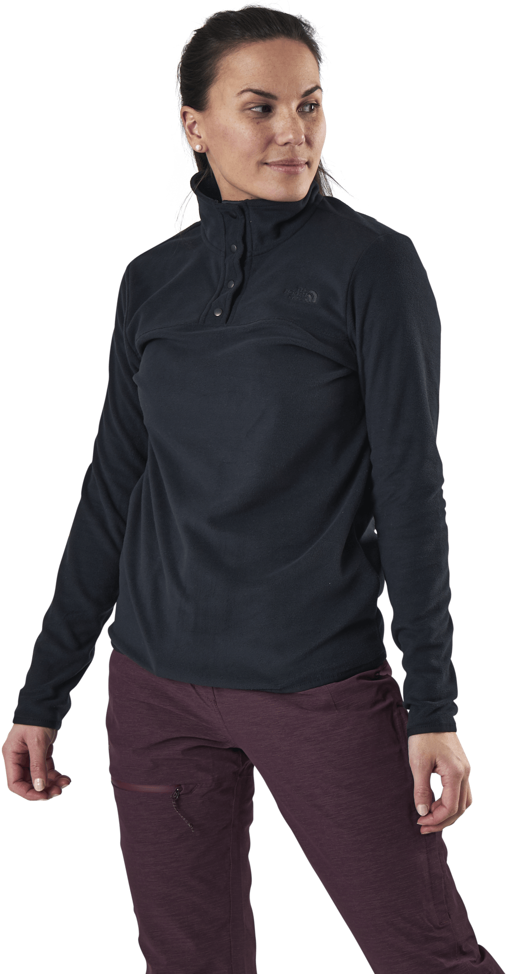 TKA Glacier Snap-Neck Pullover Black - Bild 3
