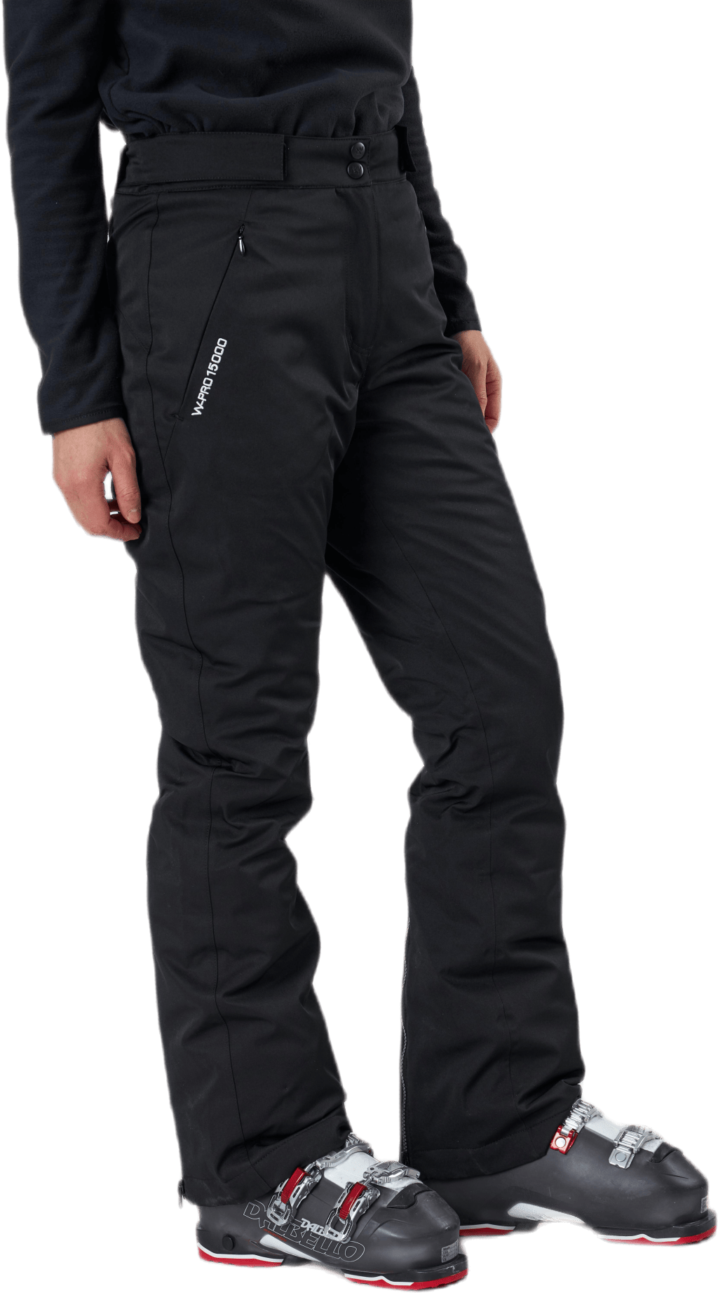 Naya W Slim 4-way Stretch Ski Pant W-PRO 15000 Black - Bild 2
