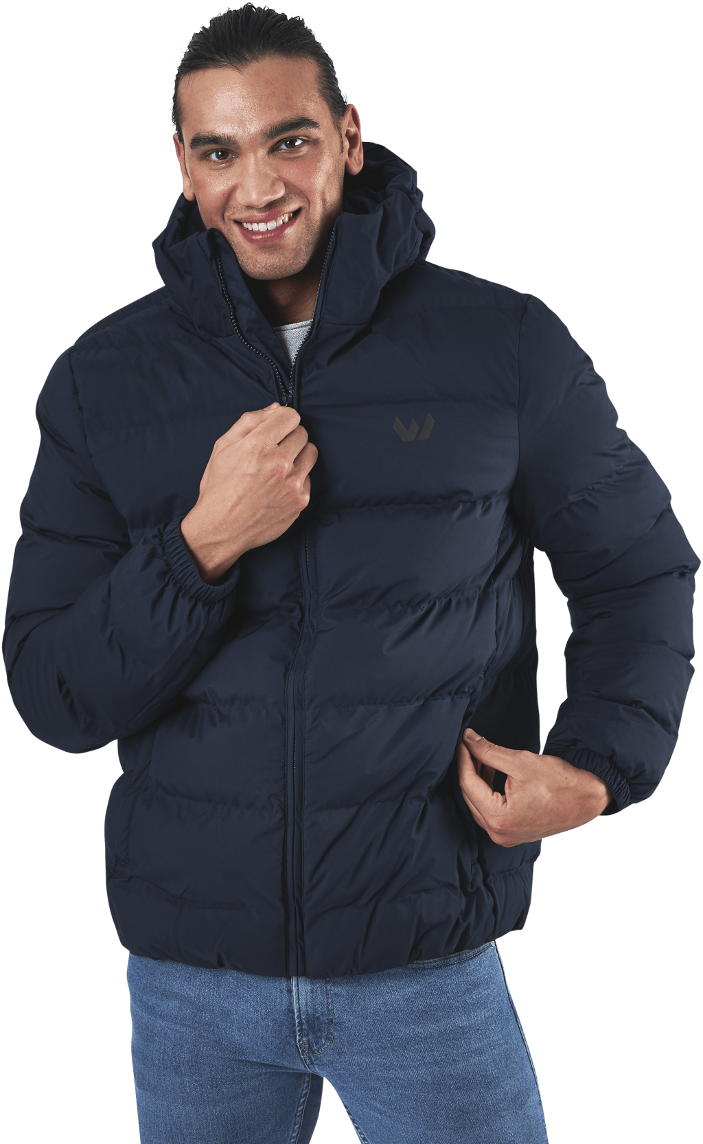 Jakob Padded Jacket Blue, Male, Apparels, jackets, Blue, M