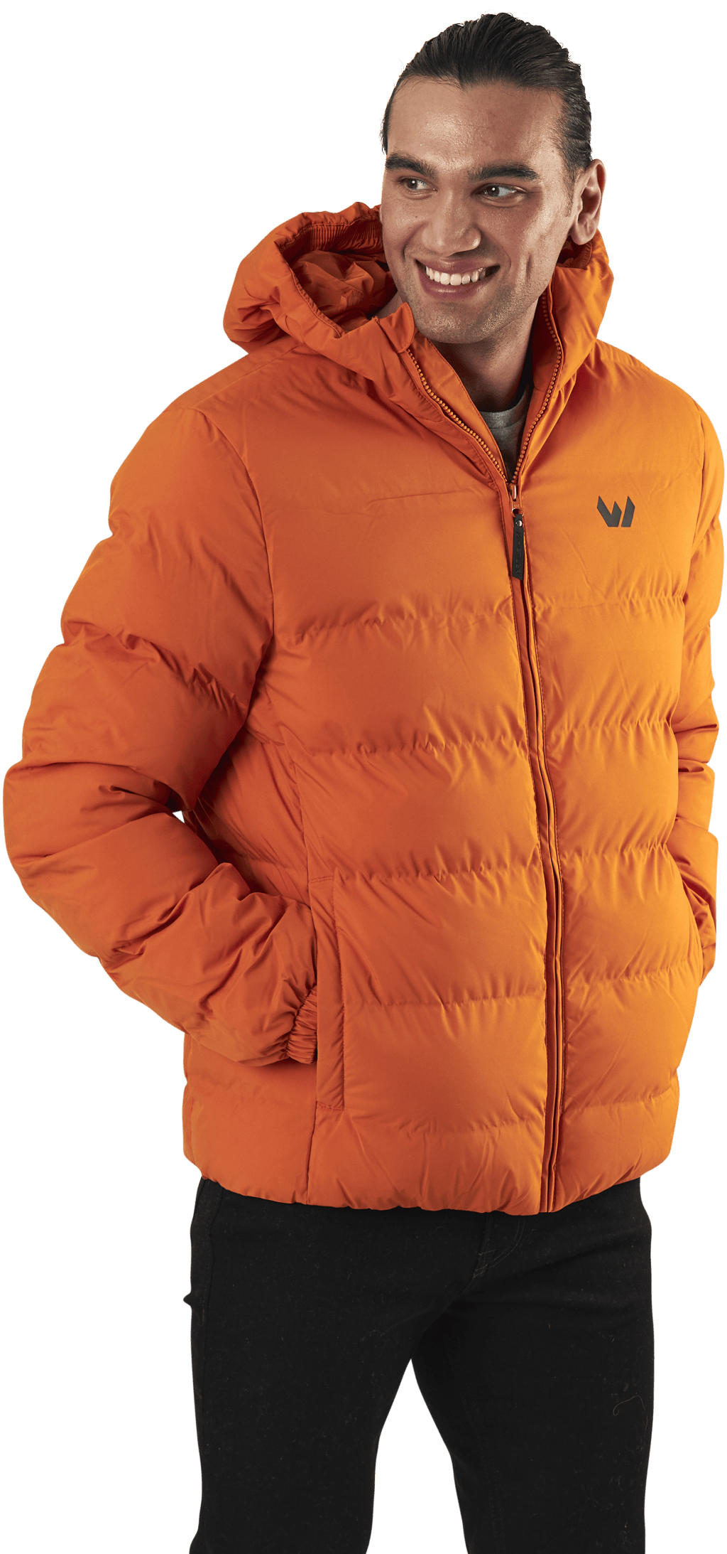 Jakob Padded Jacket Orange, Male, Apparels, jackets, Orange, XL