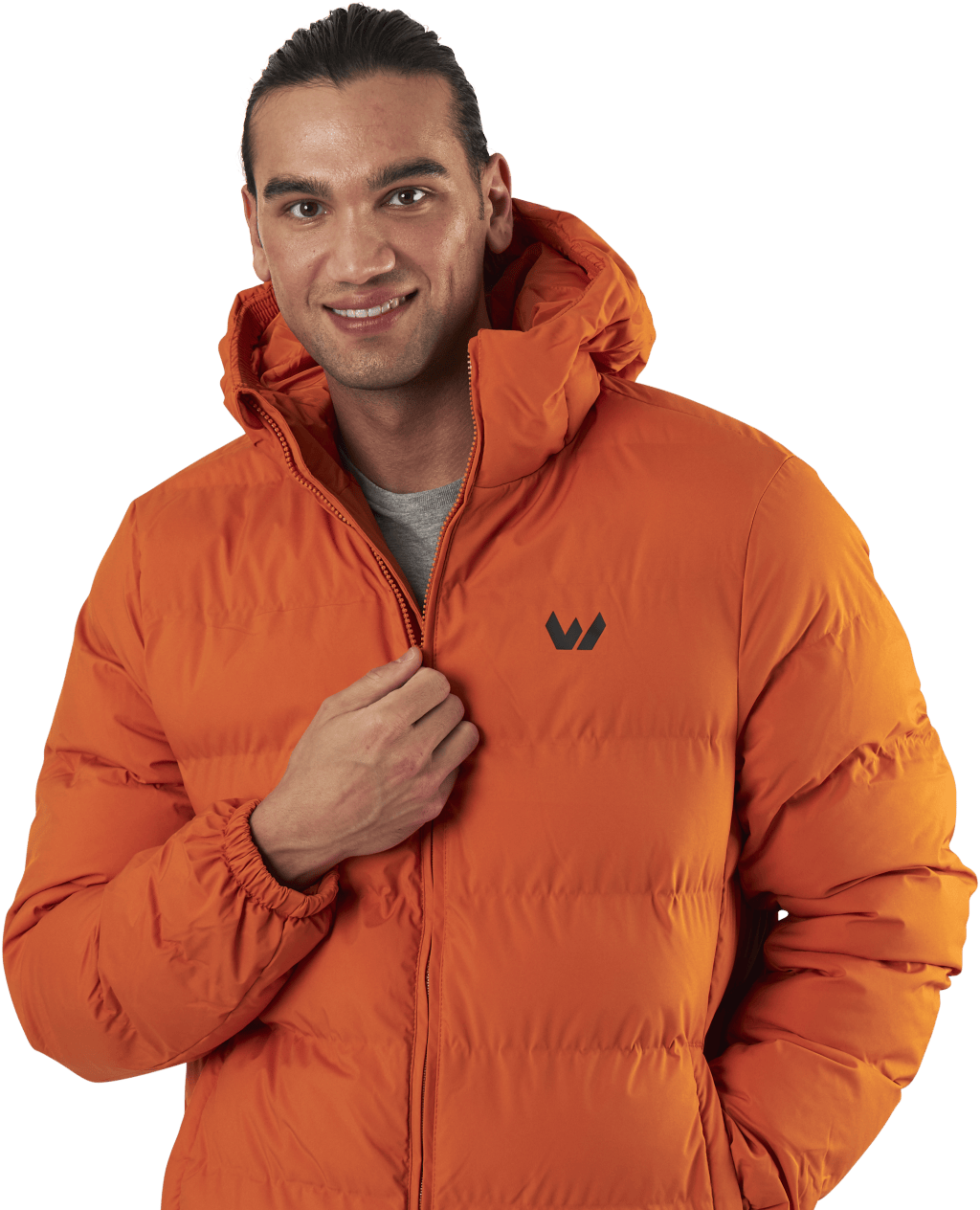 Jakob Padded Jacket Orange - Bild 5