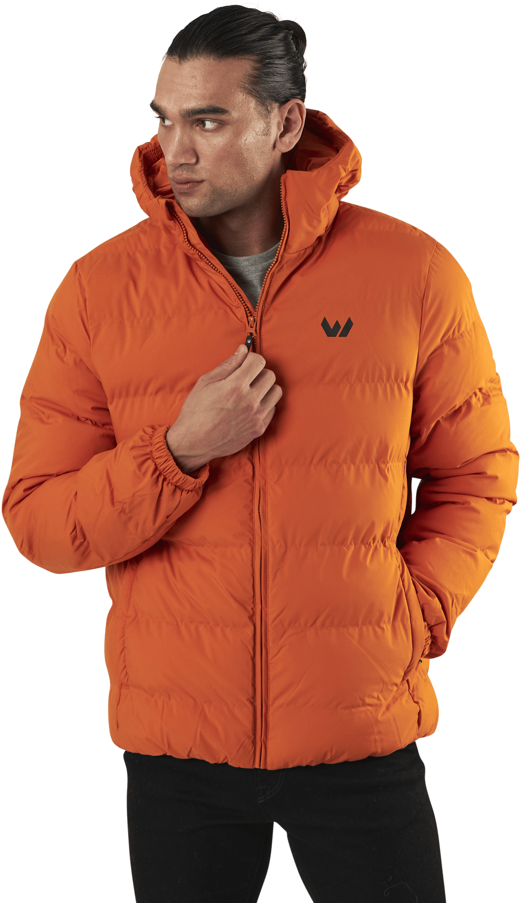 Jakob Padded Jacket Orange - Bild 3