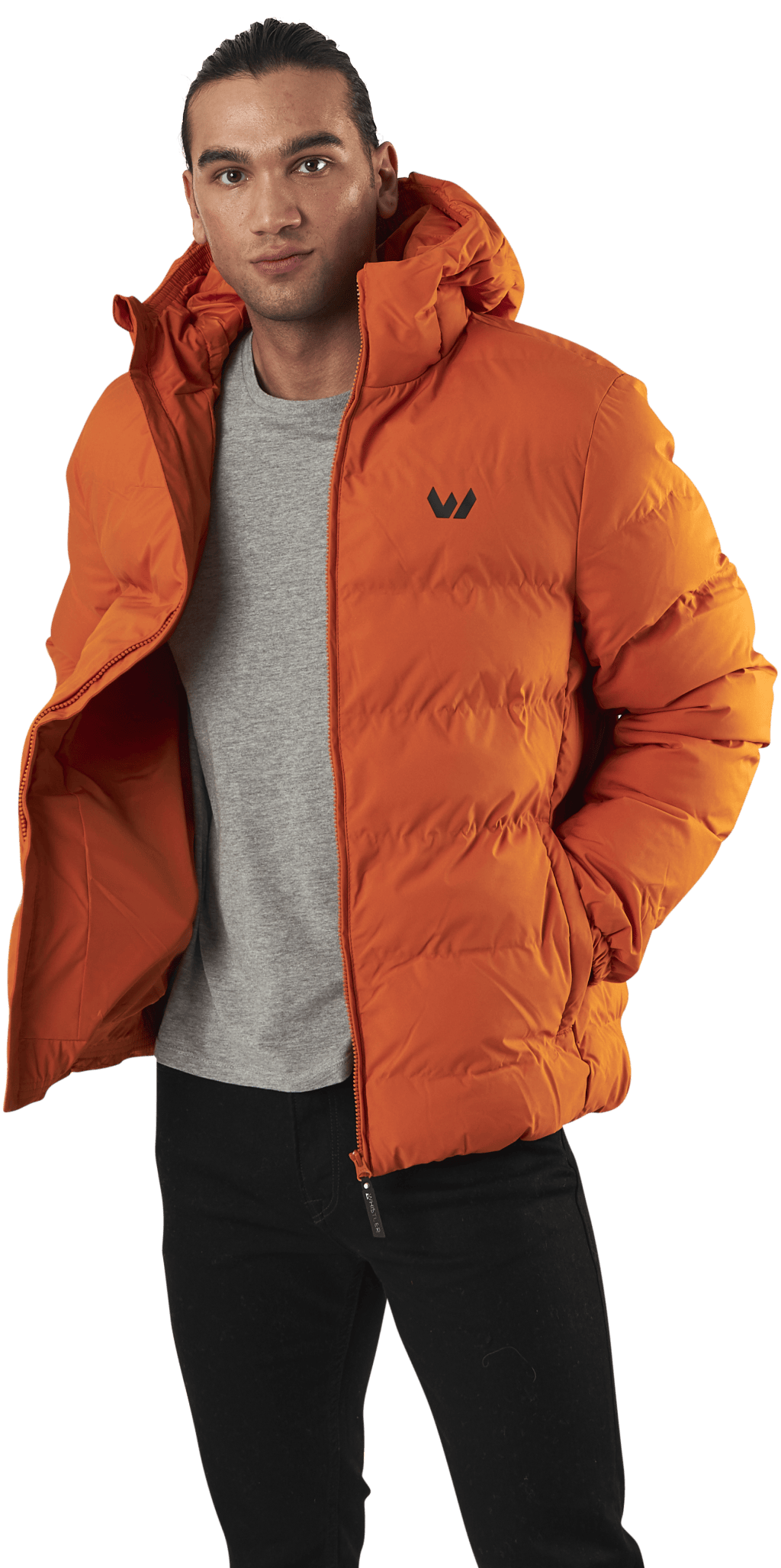 Jakob Padded Jacket Orange - Bild 4