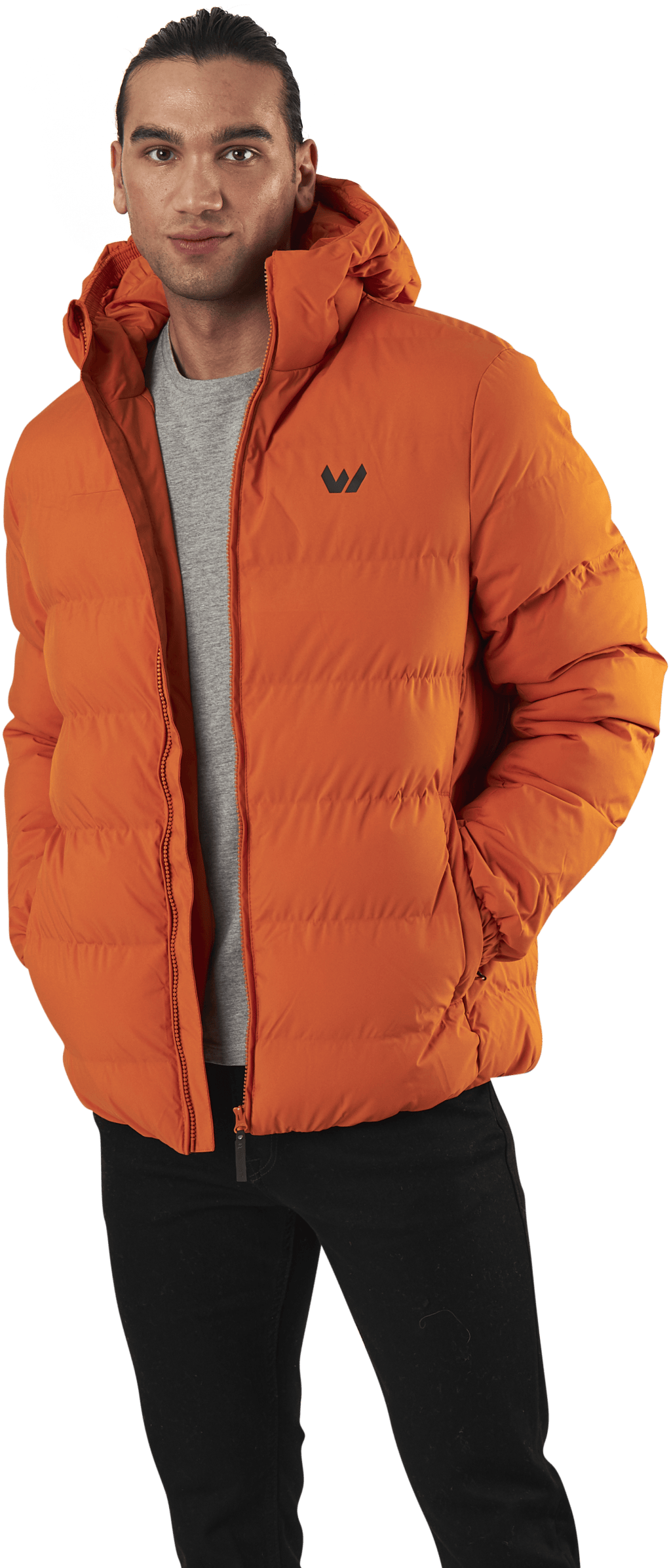 Jakob Padded Jacket Orange - Bild 6