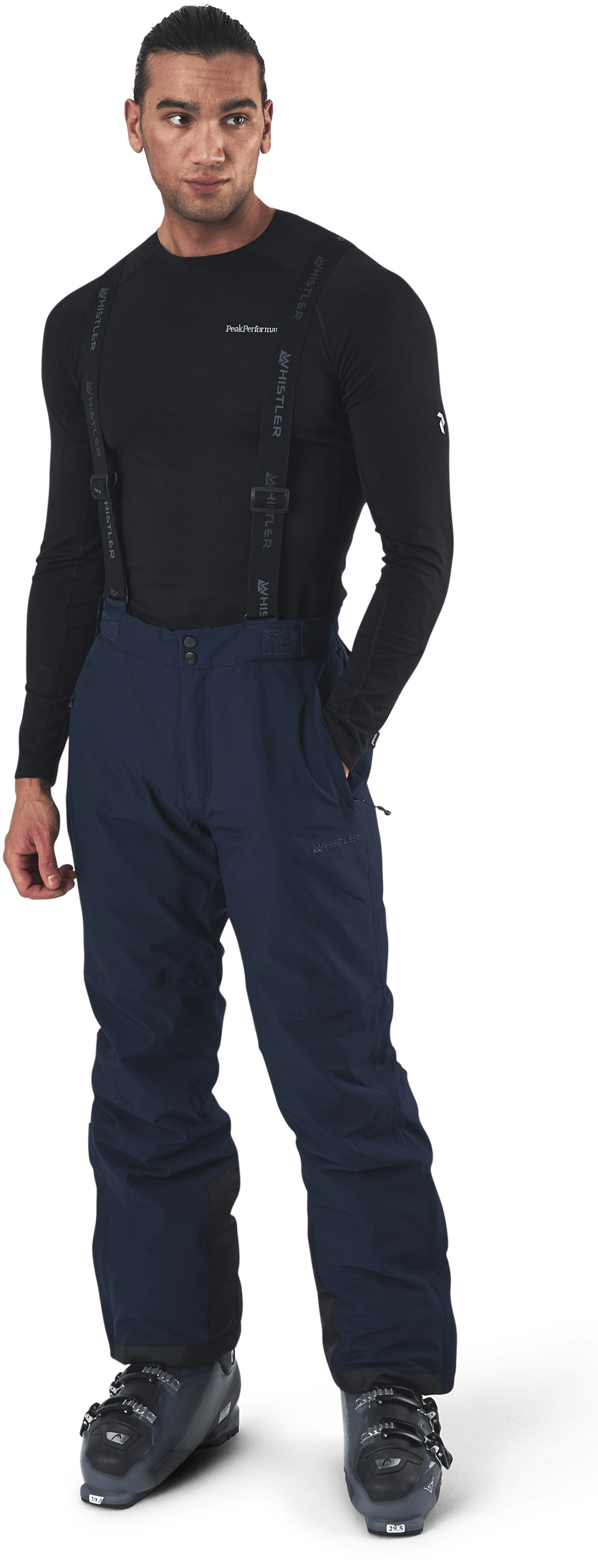 Gippslang Functional Ski Pants W-PRO 15000 Blue, Male, Apparels, Pants, Alpine sports, Blue, L