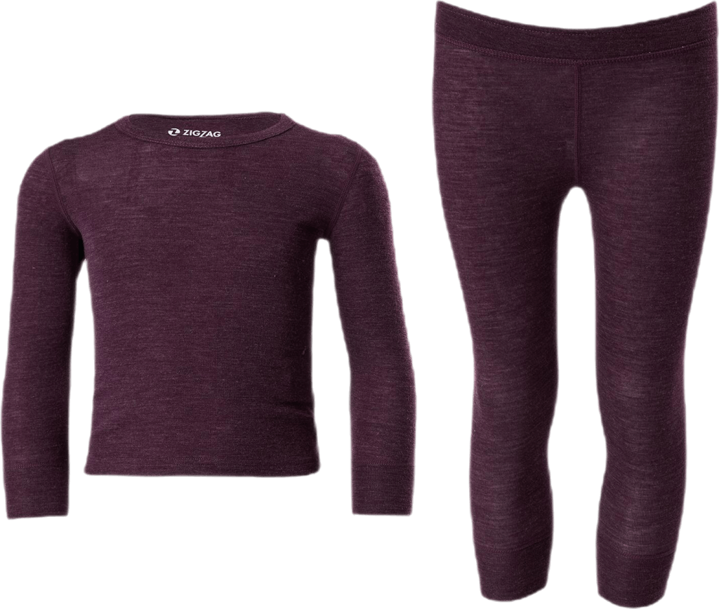 Wendell Wool Ski Underwear Purple, Unisex, Vaatteet, pohjakerrokset, Violetti, 122/128