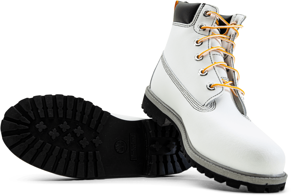 6 In Premium WP Boot Jr White