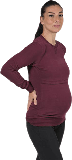 B Warmer Sweatshirt Red, Female, Klær, basislag, Rød, L