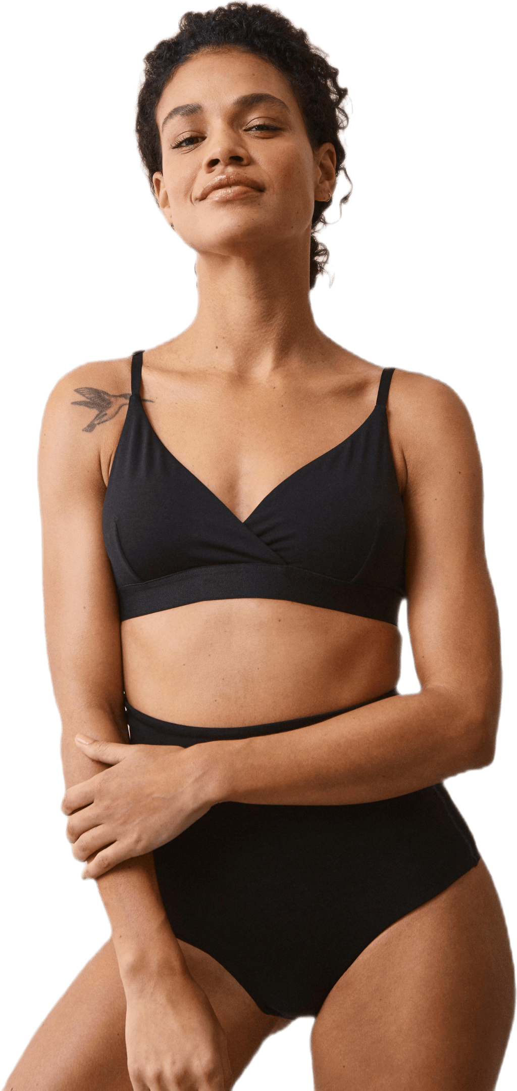 The Go-To triangle bra Black, Female, Apparels, maternity, Black, M
