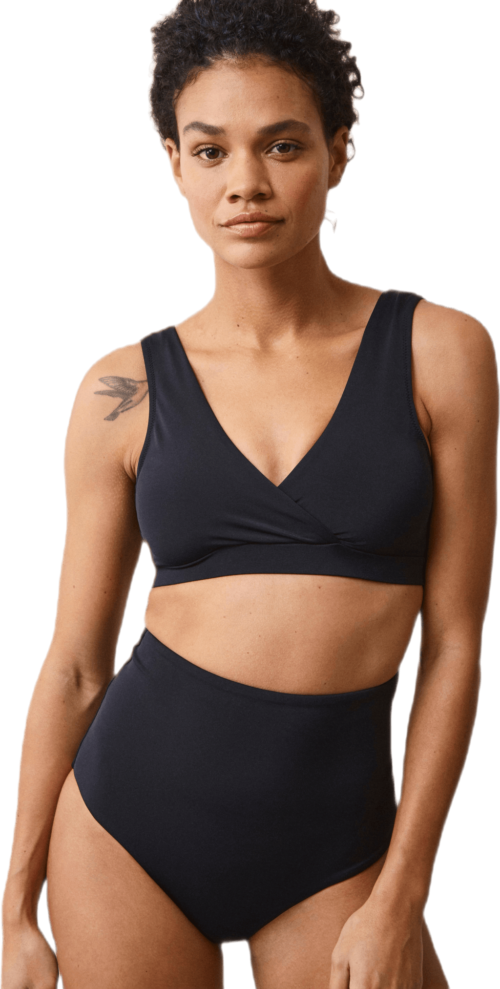 The Go-To bikini top Black