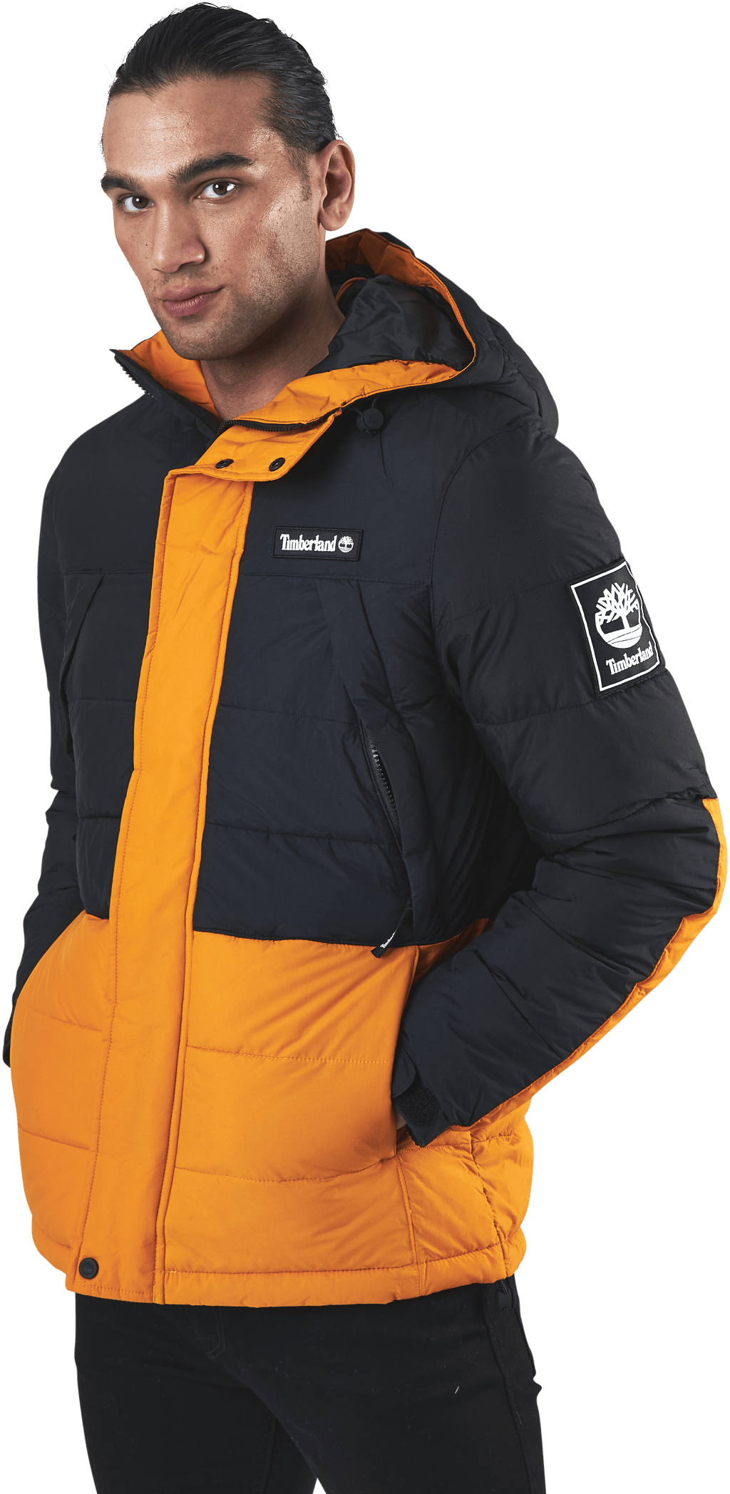 Yc Archive Puffer Jacket Orange/Black, Male, Apparels, jackets, Orange/Black, M