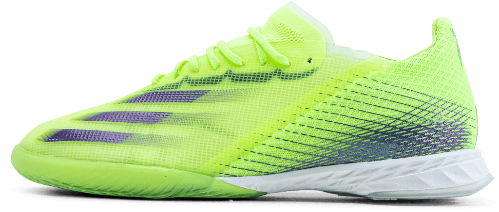 X Ghosted.1 Indoor Boots Signal Green / Energy Ink / Semi Solar Slime, Male, Shoes, Training shoes, Soccer, Patterned, UK 11