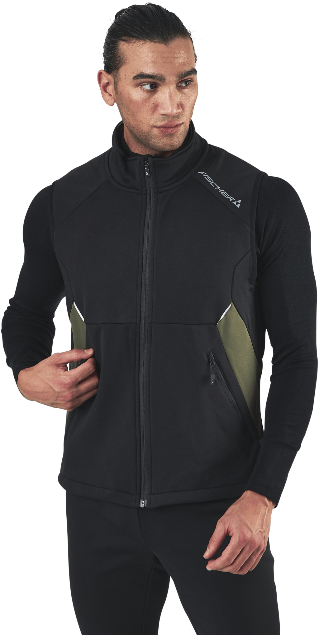 Vemdalen Pro Vest Green/Black, Male, Vêtements, vestes, Ski de fond, Vert/Noir, XL