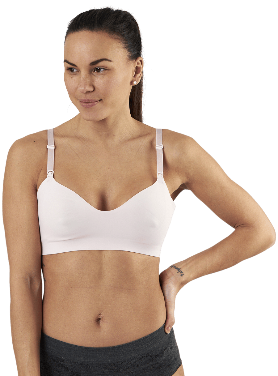 Unlined Maternity Bralette Pink, Female, Vêtements, maternité, Rose, S